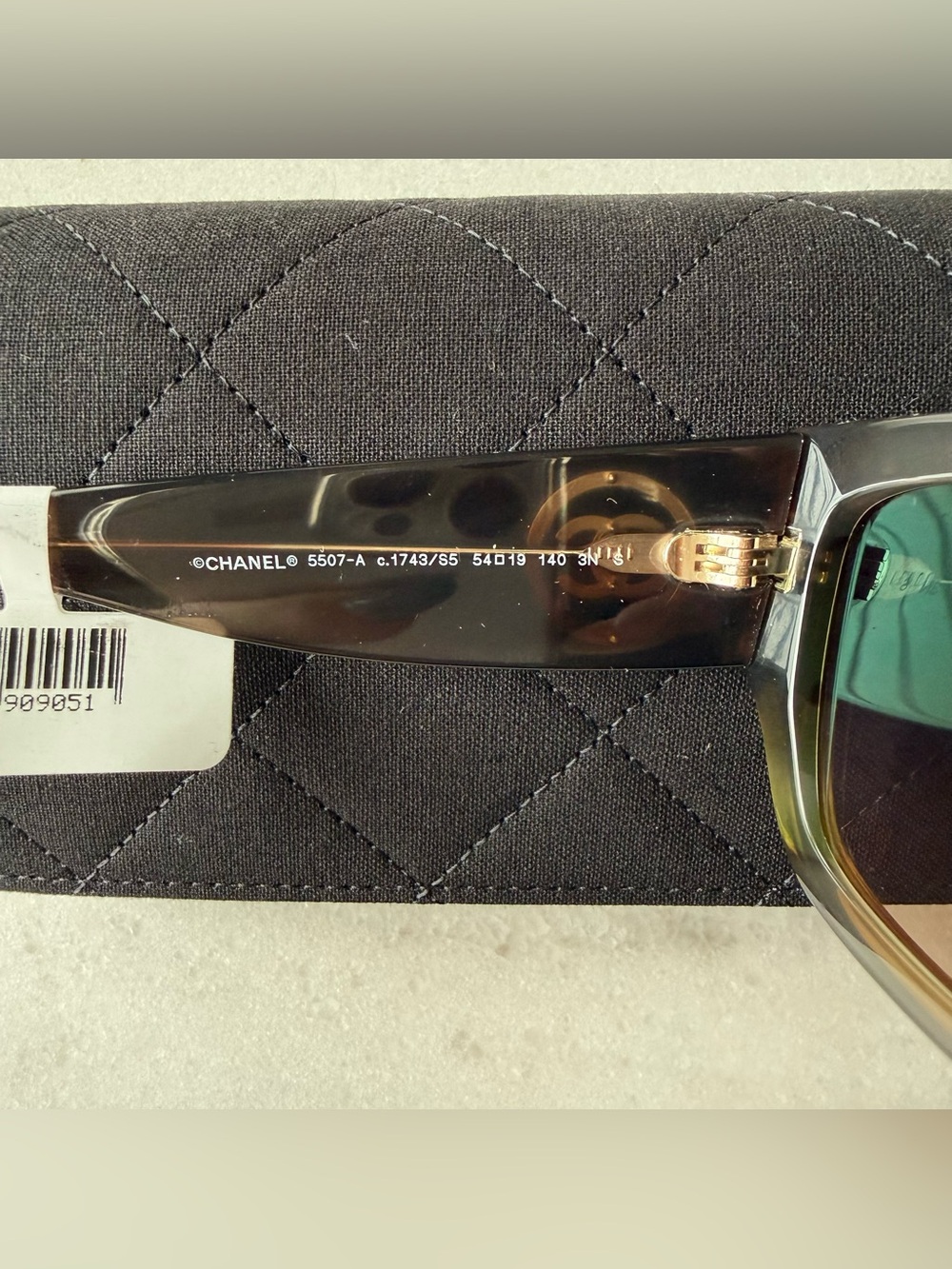 CHANEL 5507-A 54 19 140 Sunglasses Brown - Picture 6 of 9